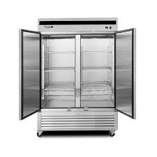 Freezer Acero Inox. 2 ptas Vidrio VF2PS-1400V