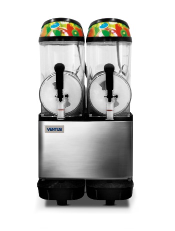 MAQUINA CREMOLADERA 2 VASOS C/ CENEFA 12×2 LTS VG-122A
