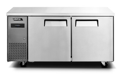 Mesón Refrigerado 2 ptas Acero Inox. VMR2PS-260
