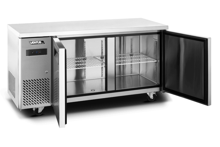Mesón Refrigerado 2 ptas Acero Inox. VMR2PS-260