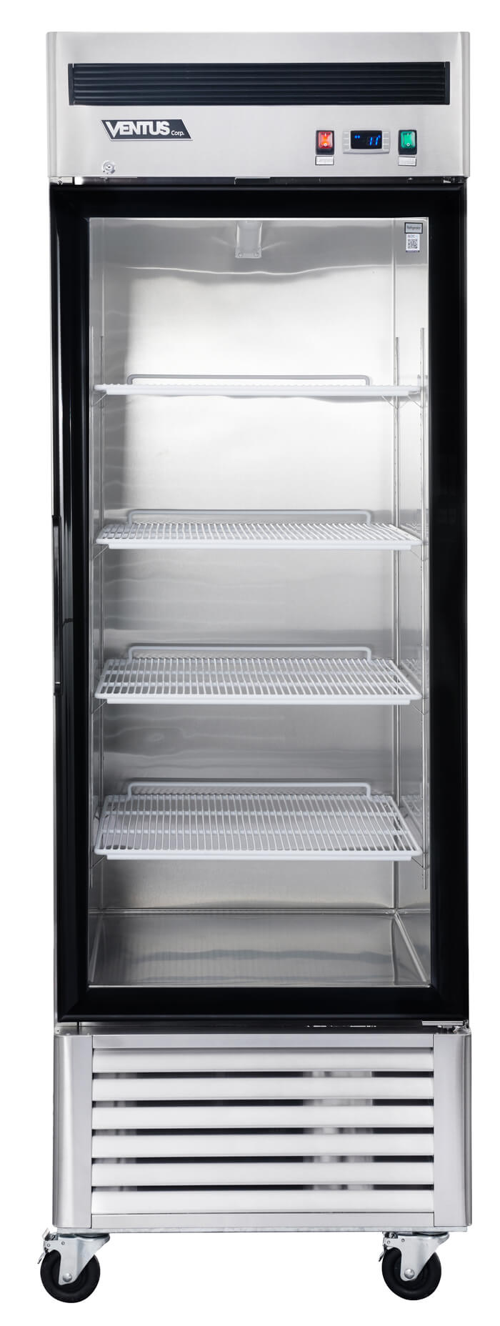 reezer Acero Inox. 1 pta Vidrio VF1PS-700V