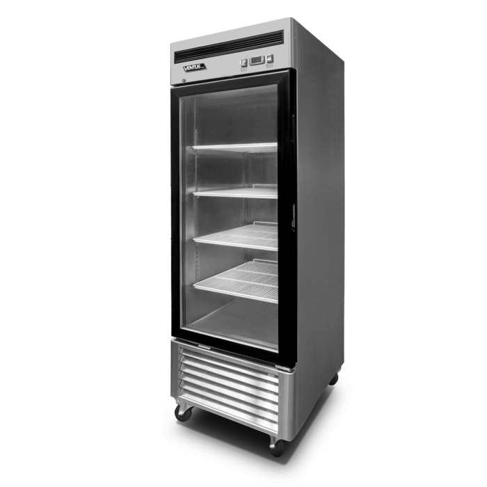 reezer Acero Inox. 1 pta Vidrio VF1PS-700V