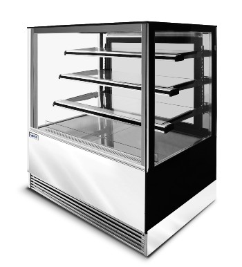 Vitrina pastelera cuadrada VP-1000EC3