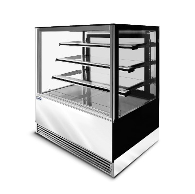 Vitrina pastelera cuadrada VP-1000EC3